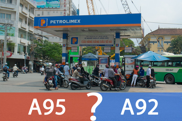 đổ xăng a92 hay a95 đổ xăng a92 hay a95